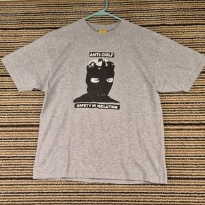GOLF WANG Anti-Golf “Safety in Isolation” Grey Medium T Shirt Tyler The Creator
